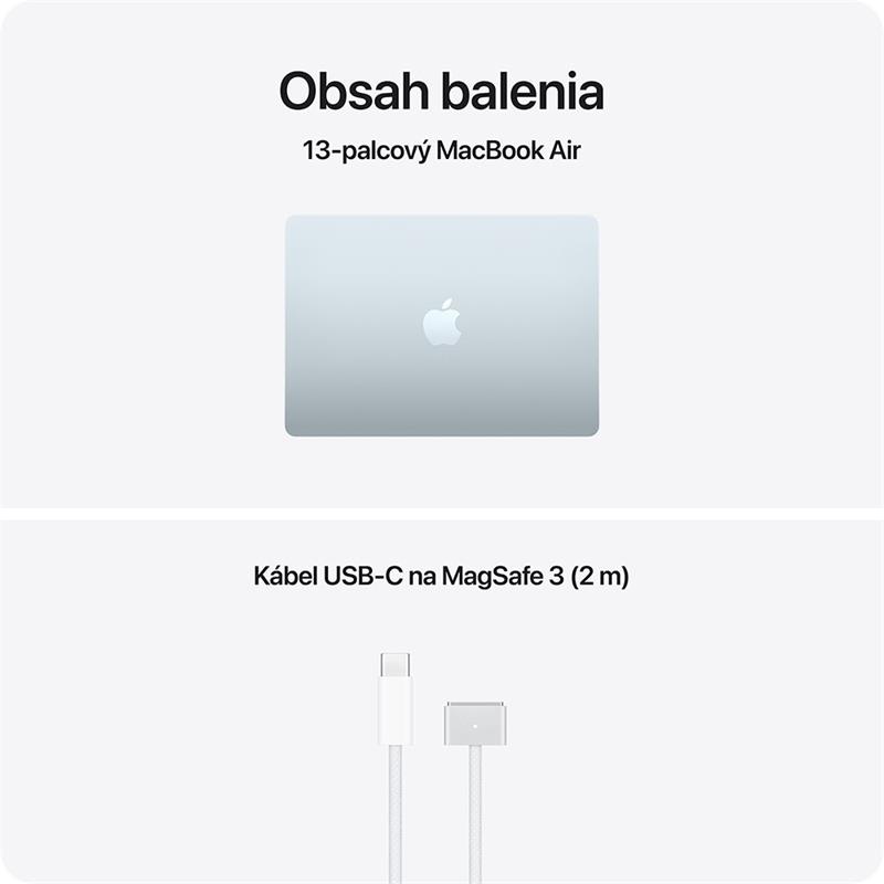 MacBook Air 13" Apple M5 10C CPU 10C GPU 24GB 1TB Nebeský modrý SK 