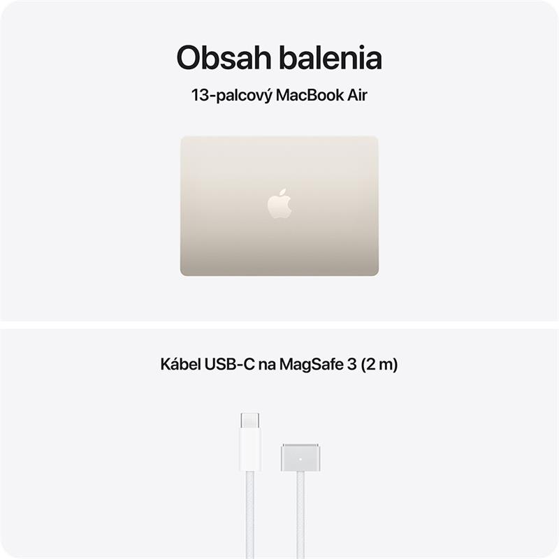 MacBook Air 13" Apple M5 10C CPU 8C GPU 16GB 512GB Hviezdny biely SK 