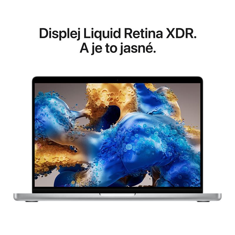 MacBook Pro 14" Apple M5 Pro 15C CPU 16C GPU 24GB 1TB Strieborný SK 
