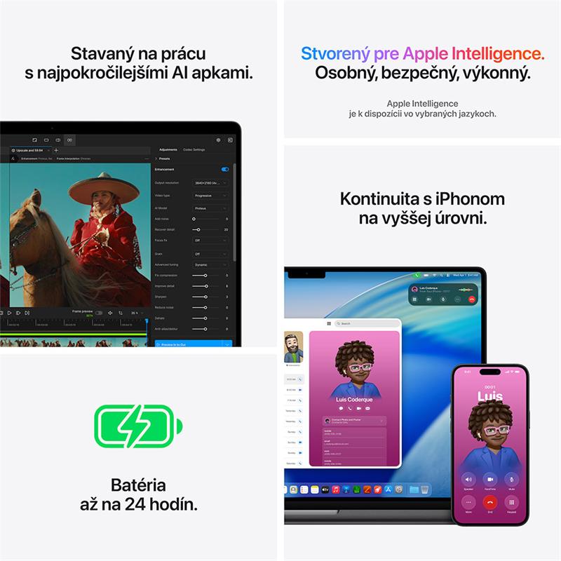 MacBook Pro 16" Apple M5 Pro 18C CPU 20C GPU 48GB 1TB Strieborný SK 