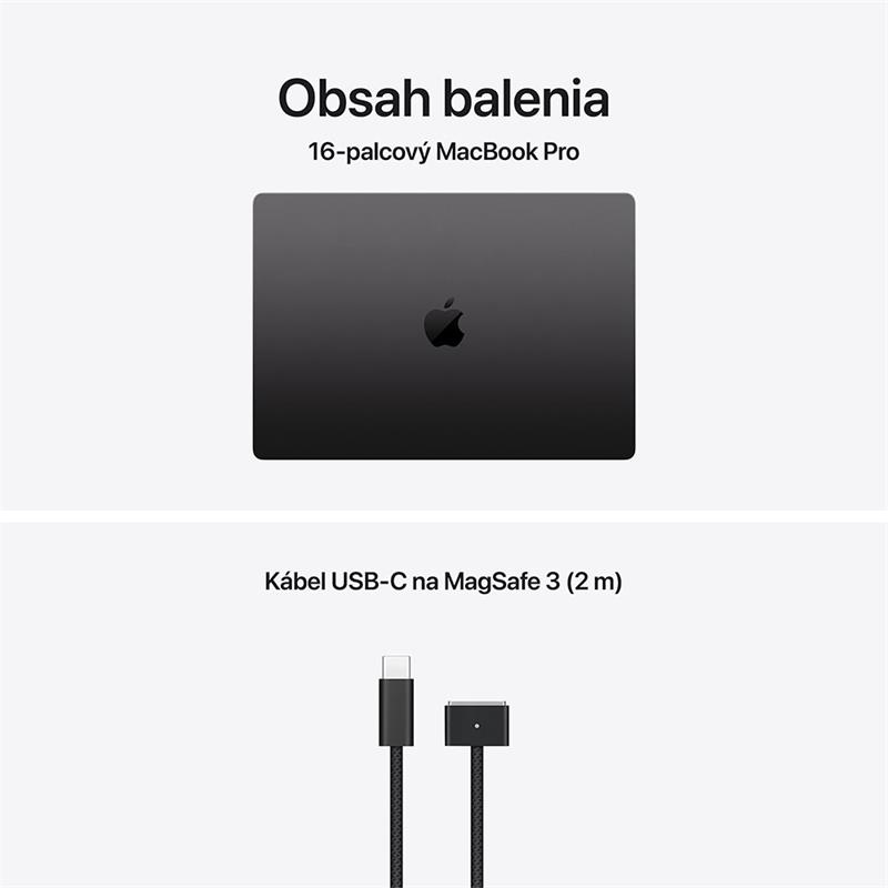 MacBook Pro 16" Apple M5 Pro 18C CPU 20C GPU 24GB 1TB Kozmický čierny SK 