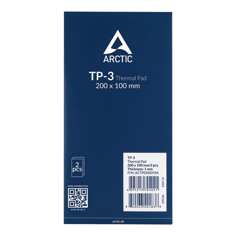 Arctic TP-3 Premium Performance Thermal Pad, 200x100mm, t:1mm (2ks) 