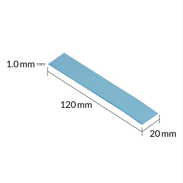 Arctic TP-3 Premium Performance Thermal Pad, 120x20mm, t:1mm (4ks) 