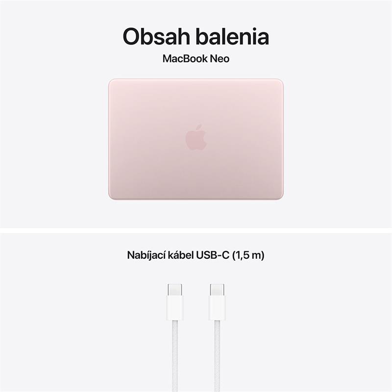 MacBook Neo 13" Apple A18 Pro 6C CPU 5C GPU 8GB 256GB Blush SK 