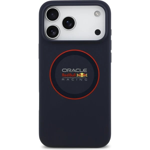 Red Bull Silicone Red Ring MagSafe Zadný Kryt pre iPhone 17 Pro Max modrý 