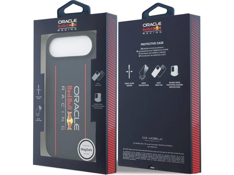 Red Bull Silicone Vertical Logo MagSafe Zadný Kryt pre iPhone Air modrý 