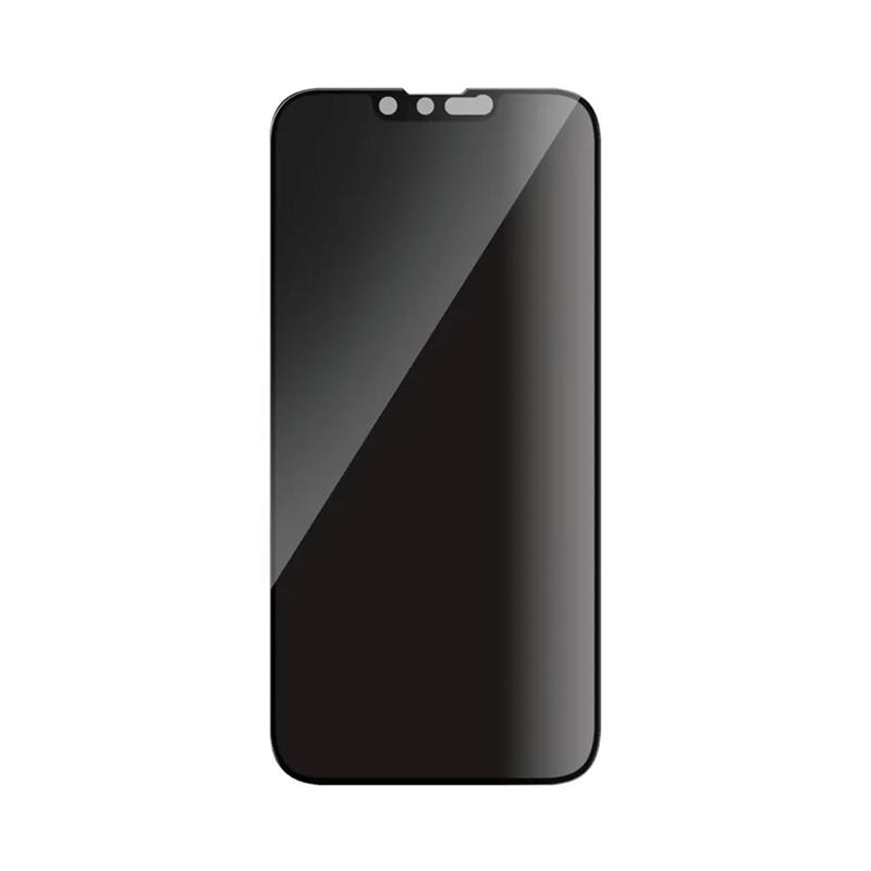 PanzerGlass ochranné sklo UWF Privacy pre iPhone 16e/14/13/13 Pro - Black Frame 