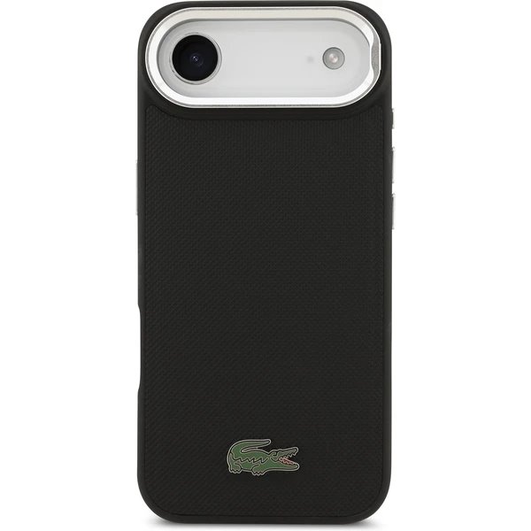 Lacoste Iconic Petit Pique Camera Stand MagSafe kryt iPhone Air čierny 