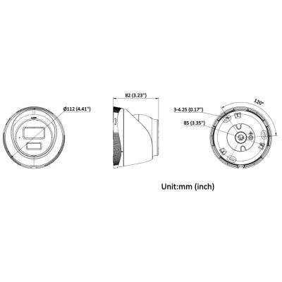 HiLook powered by Hikvision IP kamera IPC-T240HA/ Turret/ rozlišení 4Mpix/ objektiv 2.8mm/ Motion Detection 2.0/ krytí IP67/ IR30m 