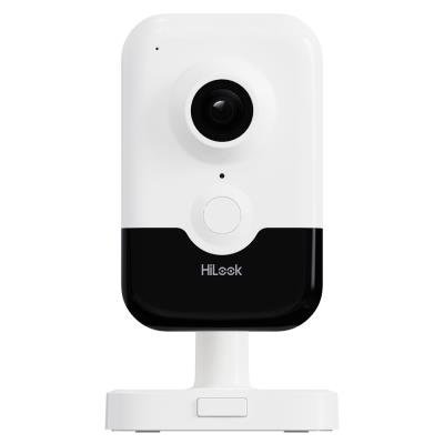HiLook powered by Hikvision IP kamera IPC-C340HA-D/W(W)/ vnútorná, cube, 4Mpx, 1/3" CMOS, f=2,8mm, H.265, IR aĹľ 10m, mi 