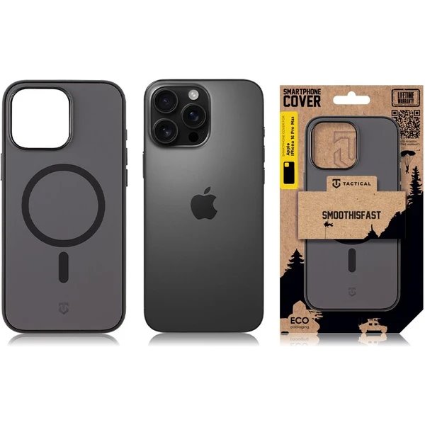 Tactical MagForce SmoothIsFast Kryt Apple iPhone 16 Pro čierna 