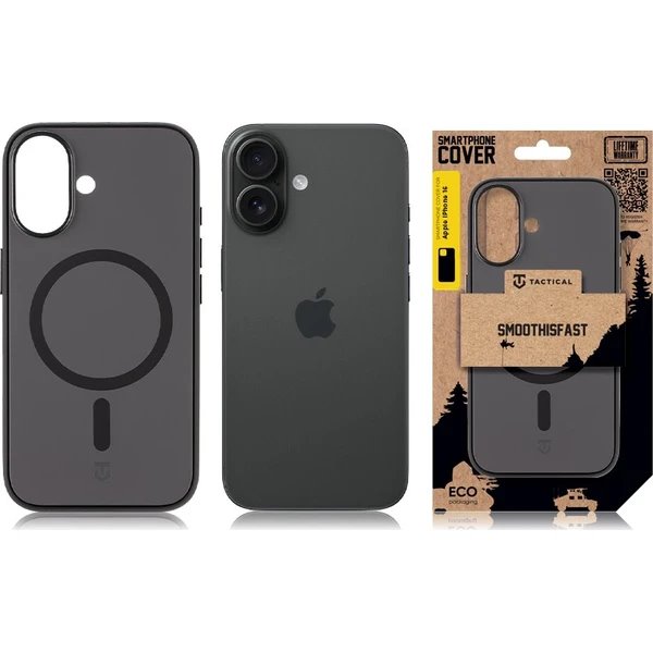Tactical MagForce SmoothIsFast Kryt Apple iPhone 16 čierna 