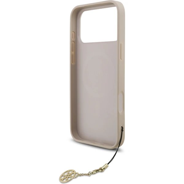 Guess 4G Charm MagSafe kryt iPhone 17 Pro ružový 