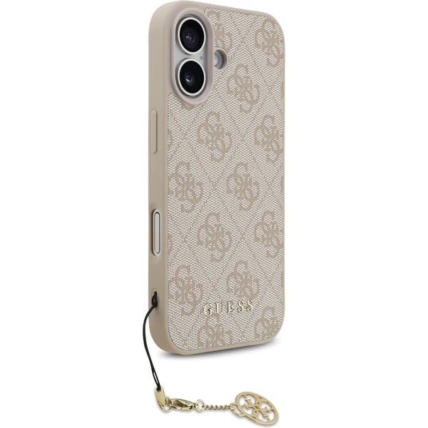 Guess 4G Charm MagSafe kryt iPhone 17 ružový 