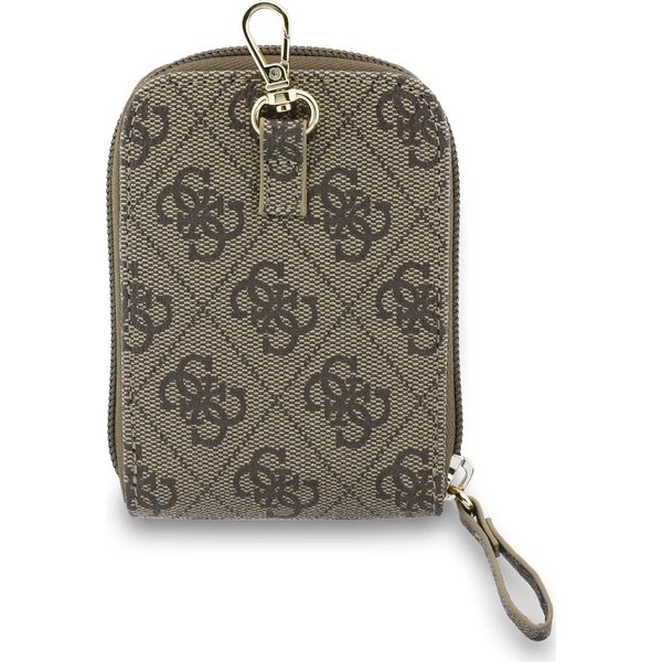 Guess Crossbody Popruh PU 4G Metal Logo + Peňaženka hnedý 