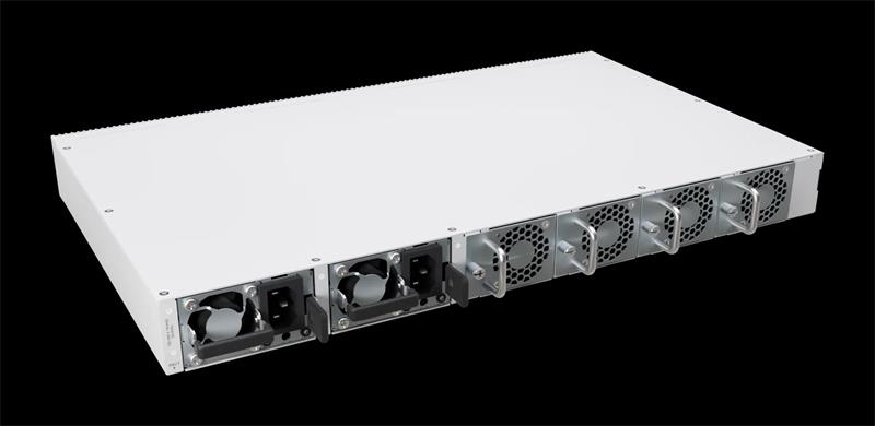 MIKROTIK RouterBOARD Cloud Router Switch CRS812-8DS-2DQ-2DDQ-RM (8x50G SFP56, 2x200G QSFP56,2x 400G QSFP56-DD, 2x10G) 