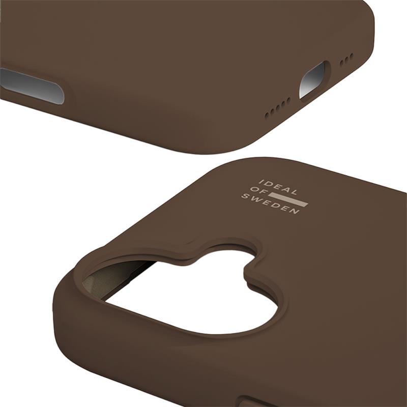 iDeal Silicone Case MagSafe iPhone 17 Mocha Mousse 