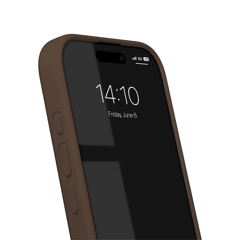 iDeal Silicone Case MagSafe iPhone 16 Mocha Mousse 