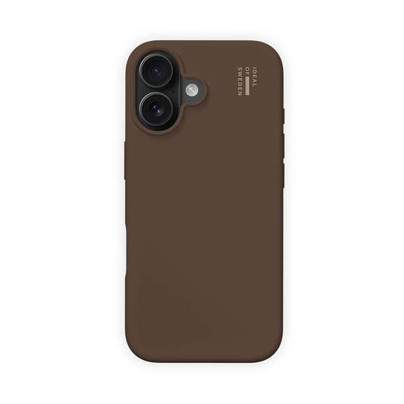 iDeal Silicone Case MagSafe iPhone 16 Mocha Mousse 