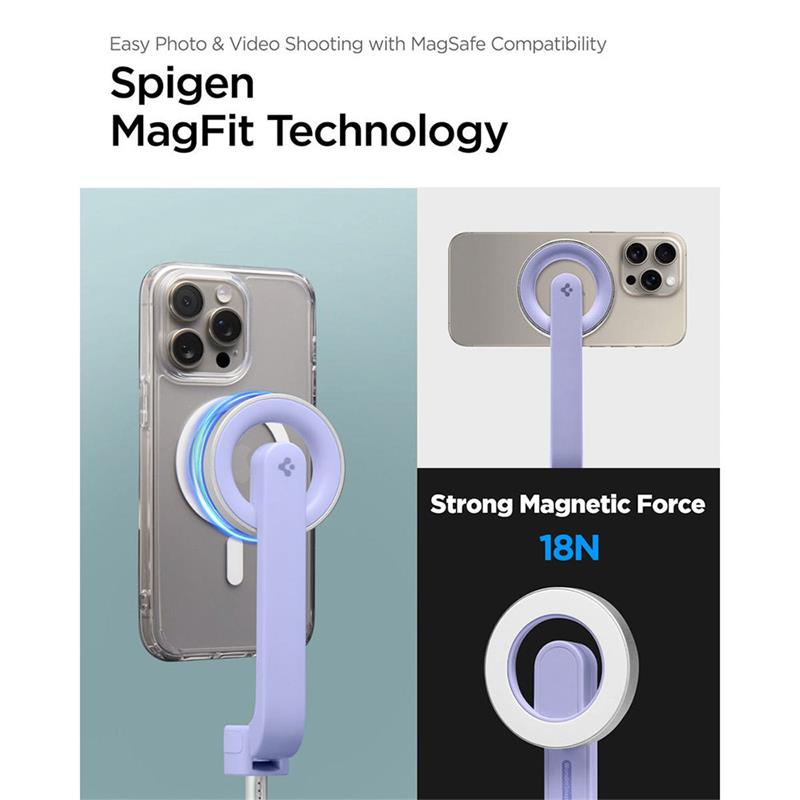 Spigen Selfie Stick Tripod Magsafe - Lavender 