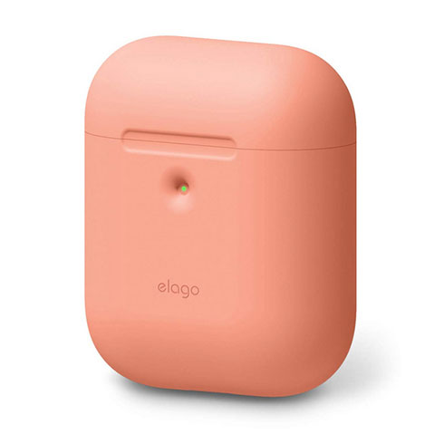 Elago Airpods 2 Silicone Case - Peach 