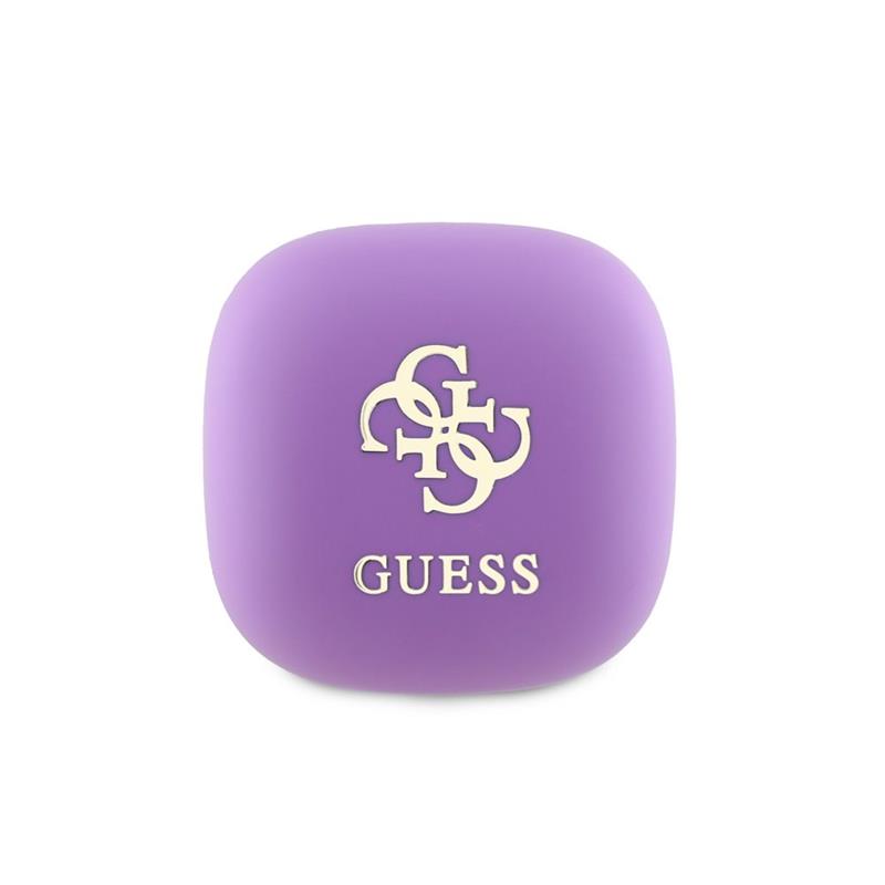 Guess 4G Logo Mini TWS Bezdrôtové Slúchadlá fialové 
