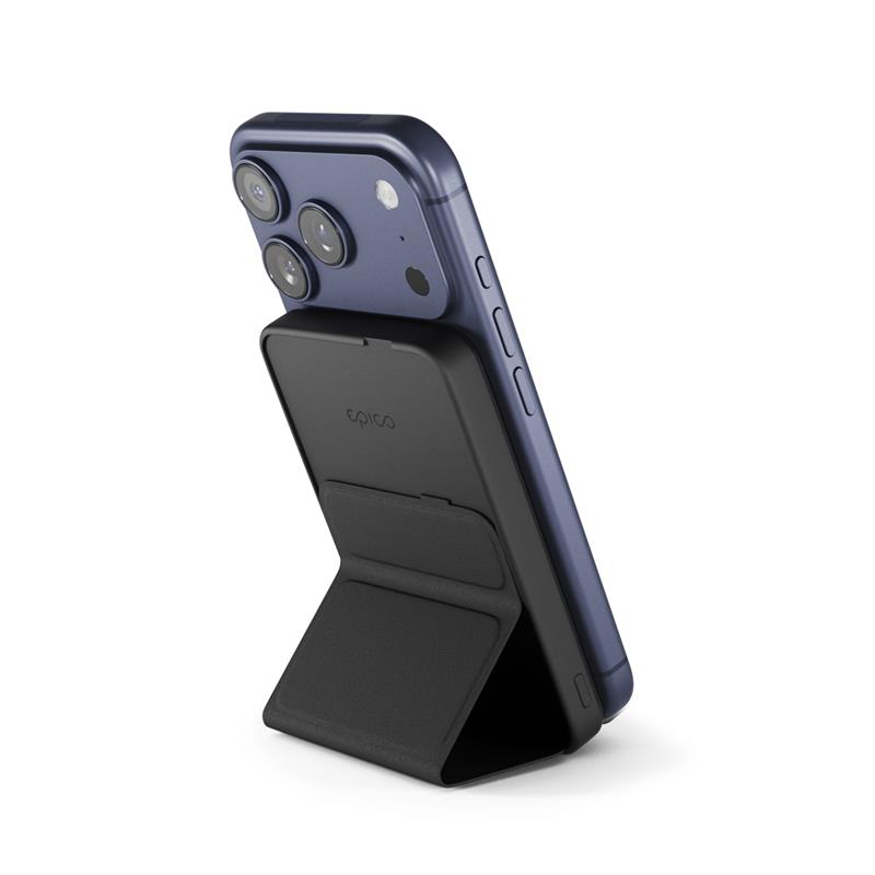 iStores by Epico UltraPack Stand 7000mAh Mag+ bezdrôtová powerbanka so stojančekom EM47 - čierna 