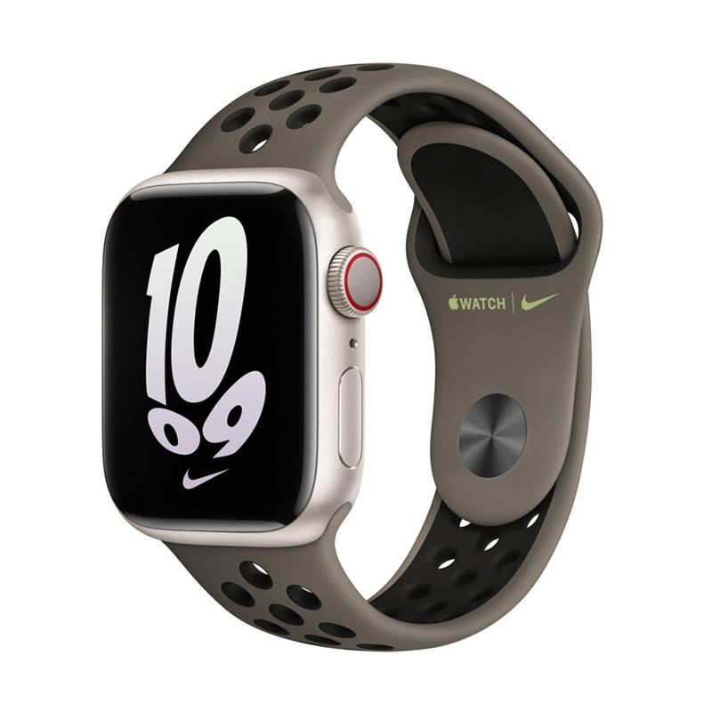 Apple Watch 41mm Olive Grey/Black Nike Sport Band *Rozbalený* 
