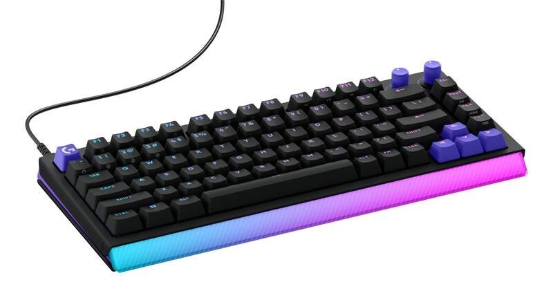 Logitech G512 X 75 - mechanická herná klávesnice, USB, hmatová, čierna, US 