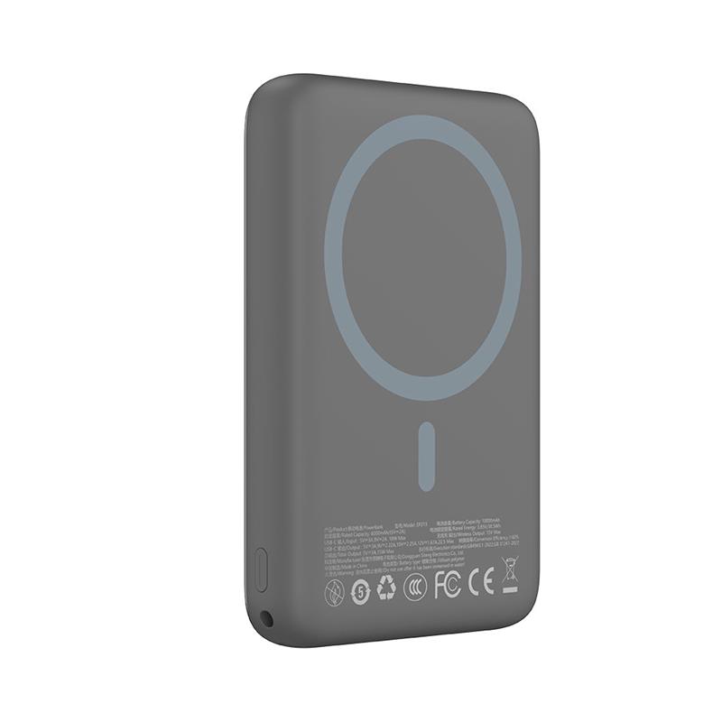 Devia powerbank Ultra12 Magnetic Wireless 10.000 mAh PD 22.5W - Gray 