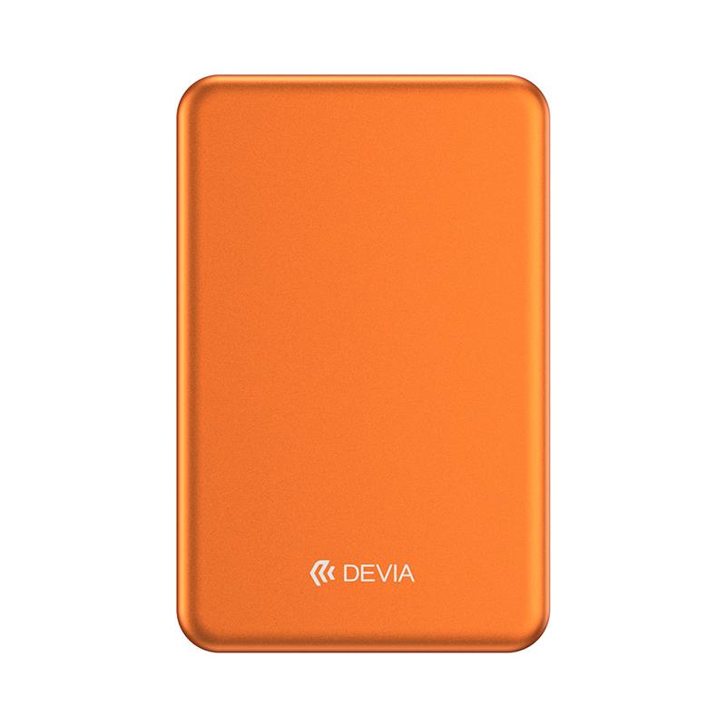 Devia powerbank Ultra13 Solid State Magnetic 5.000 mAh PD 22.5W - Orange 