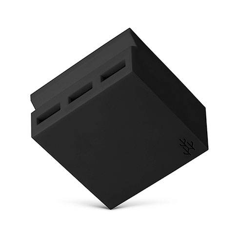 USBePower Hide Mini 3-in-1 wall charger - Black 