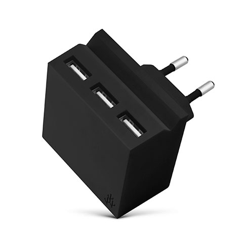 USBePower Hide Mini 3-in-1 wall charger - Black