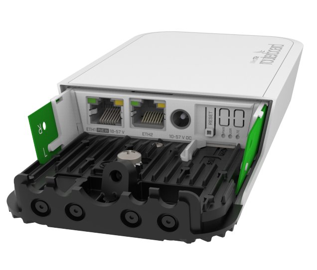 MikroTik RouterBOARD RBwAPGR-5HacD2HnD&R11e-LTE wAP,  716MHz,  128MB RAM,  2xGLAN,  2.4Ghz+5GHz,  LTE,  1xMiniPCIe,  1xSIM,  L4 