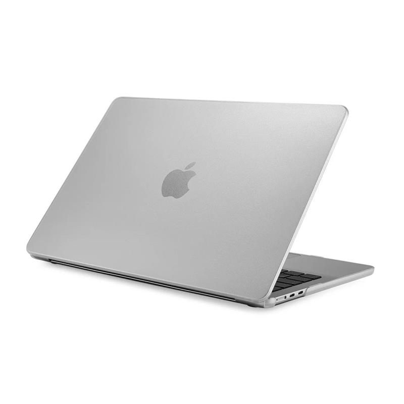 Pipetto kryt Hardshell Clear Case pre Macbook Air 13" M2//M3/M4/M5 - Frosted  Clear 