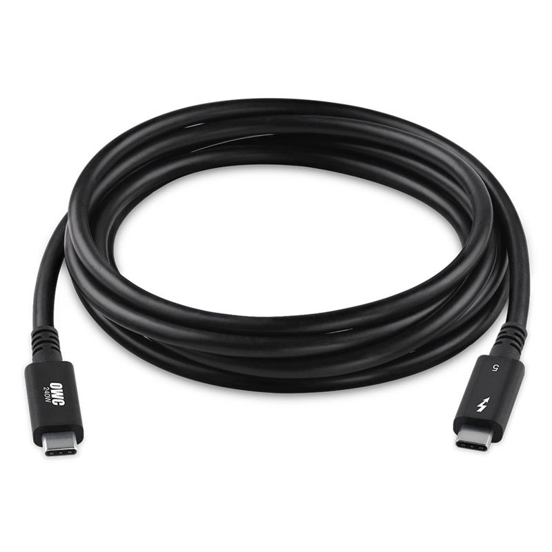 OWC kábel Thunderbolt 5 / USB-C Cable 2m - Black 