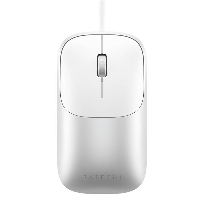 Satechi myš Slim LX Wired Mouse - Silver 