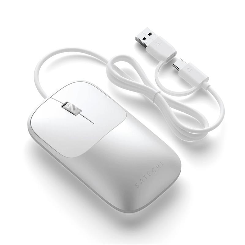 Satechi myš Slim LX Wired Mouse - Silver 