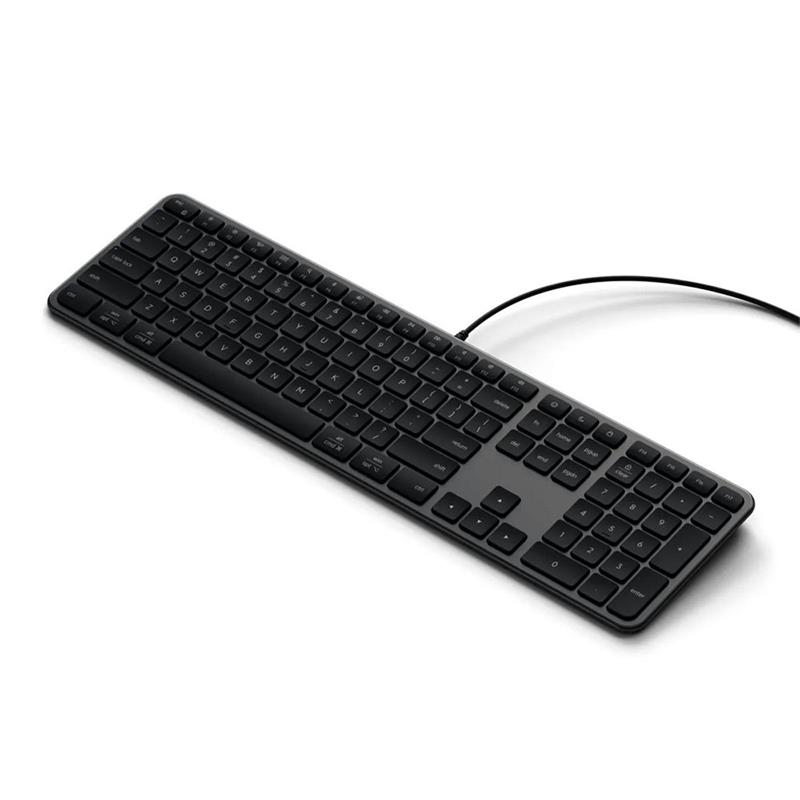 Satechi klávesnica Slim LX3 Wired Keyboard - Space Black 