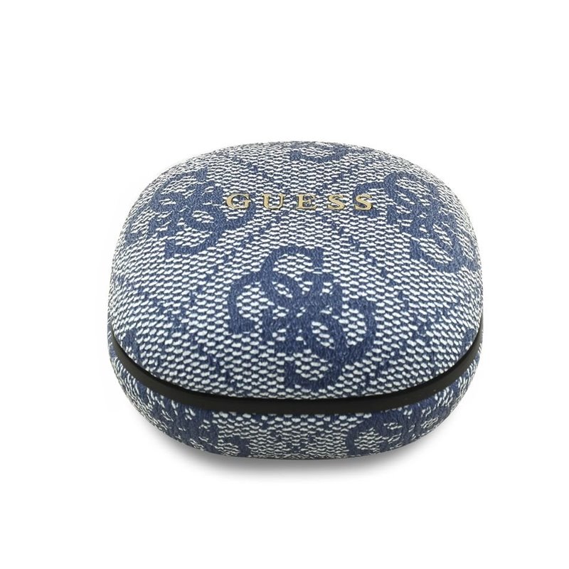 Guess PU 4G Metal Logo ENC TWS Bezdrôtové Slúchadlá modré 