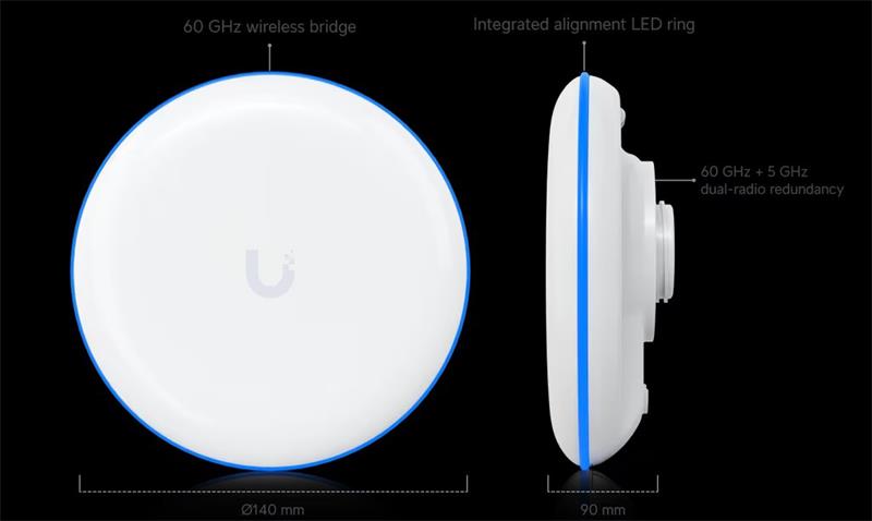 Ubiquiti UniFi Building-to-Building Bridge  60GHz+5GHz  (1pack) 