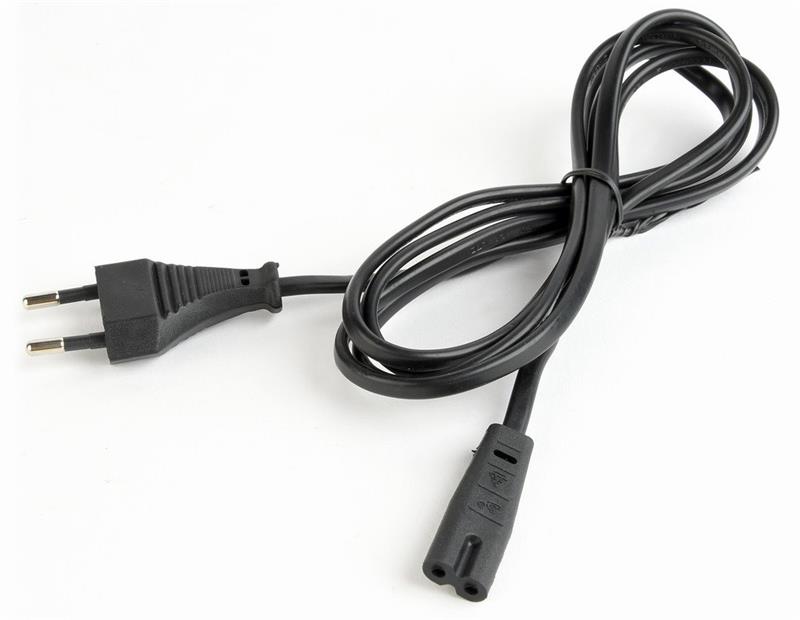 Kábel CABLEXPERT sieťový (C7) 1,8m VDE 220/230V napájací notebook 2 pin 