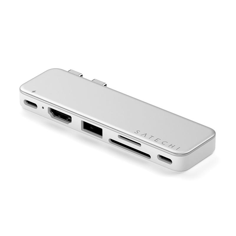 Satechi USB-C Snap Hub - Silver 