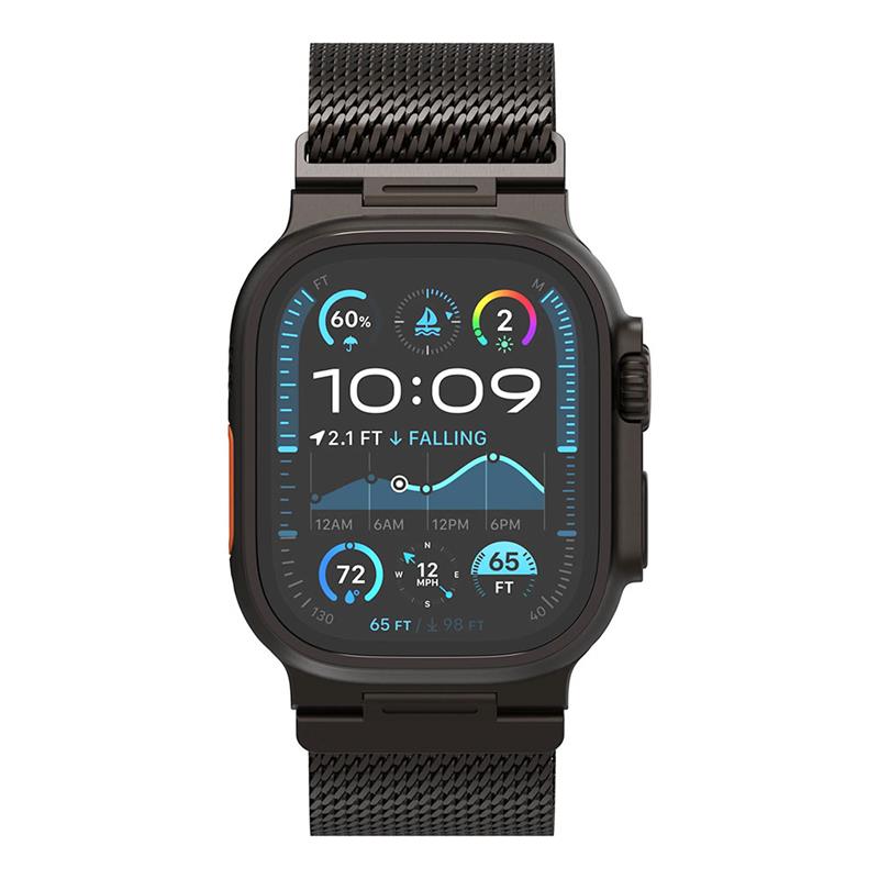 Decoded remienok Stainless Steel Traction Strap pre Apple Watch Ultra - Black 