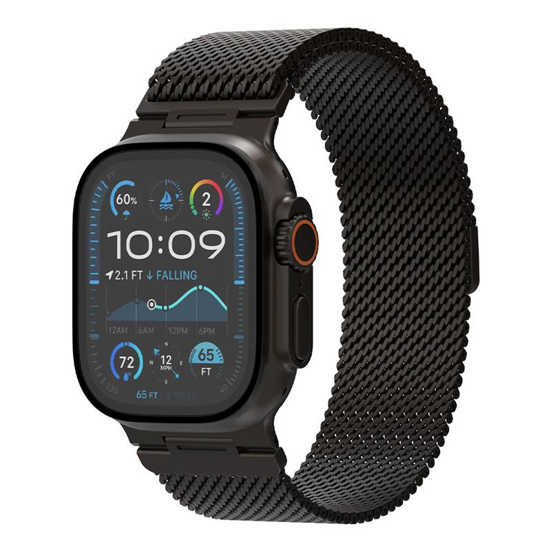 Decoded remienok Stainless Steel Traction Strap pre Apple Watch Ultra - Black 