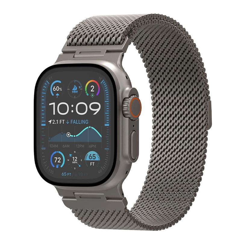 Decoded remienok Stainless Steel Traction Strap pre Apple Watch Ultra - Silver 