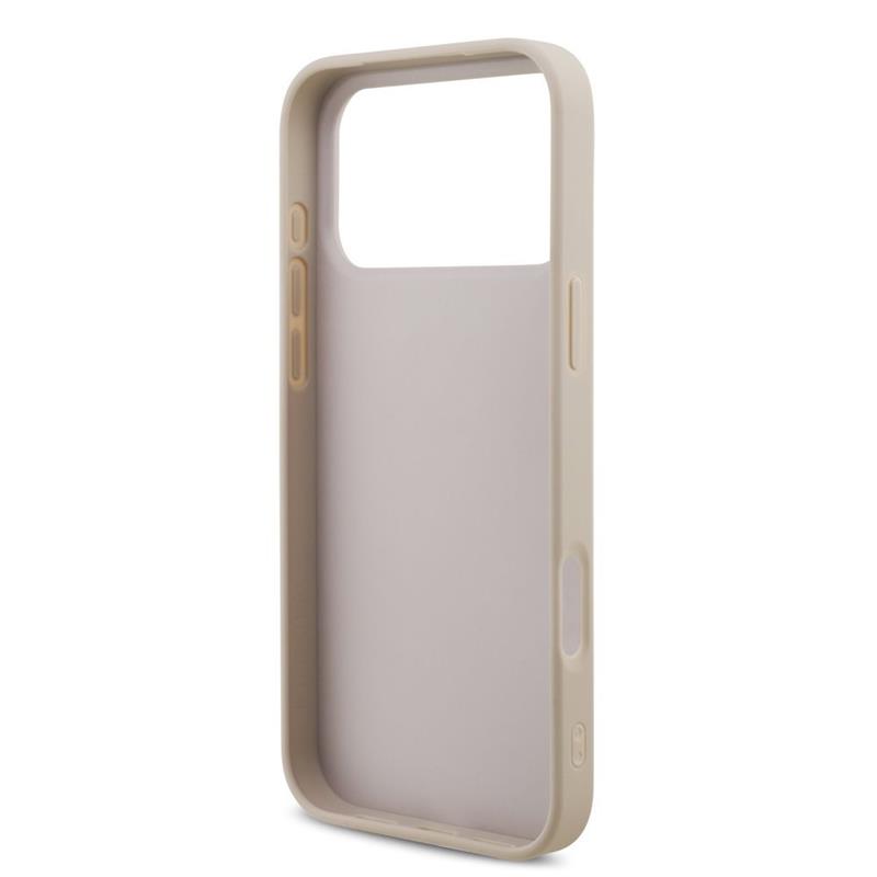 Guess PU 4G Metal Logo kryt iPhone 18 Pro ružová 