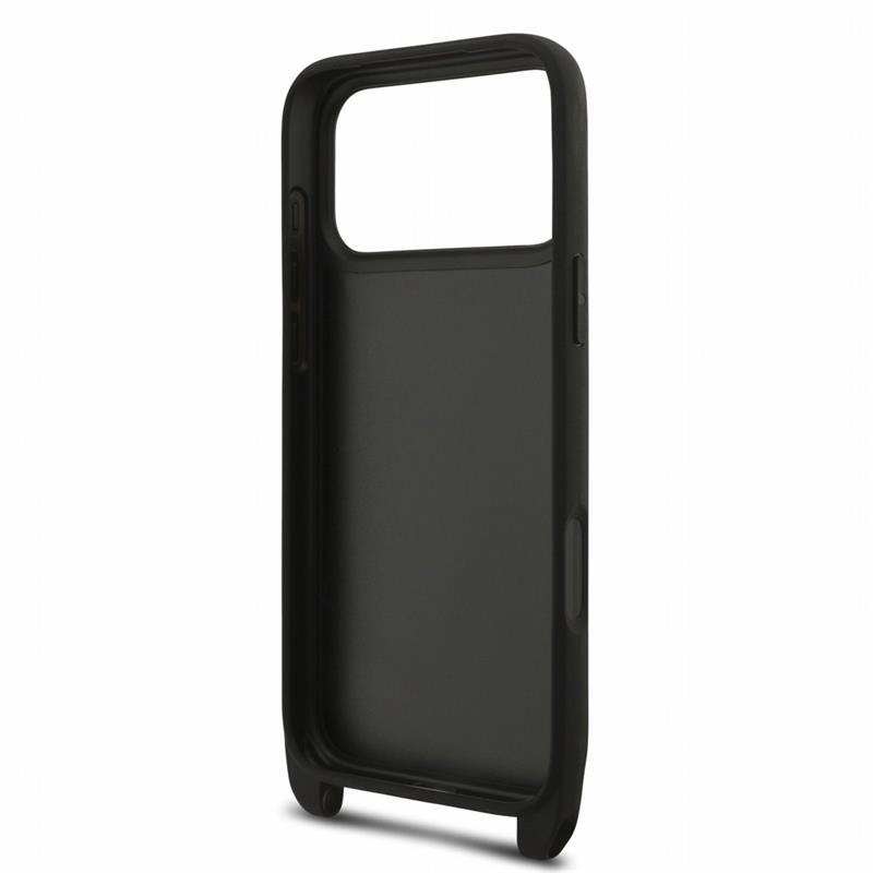 Karl Lagerfeld Saffiano Crossbody Popruh Karl and Choupette kryt iPhone 18 Pro Max čierna 