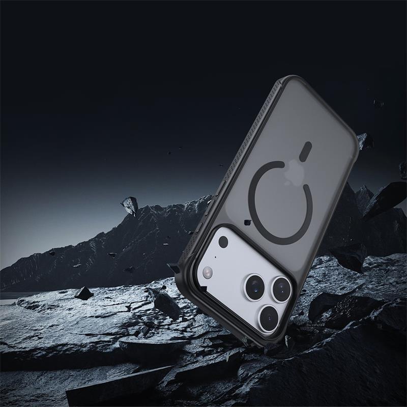 Devia kryt Shield Series Skin-Friendly Magnetic Case pre iPhone 18 Pro - Dark Cherry 