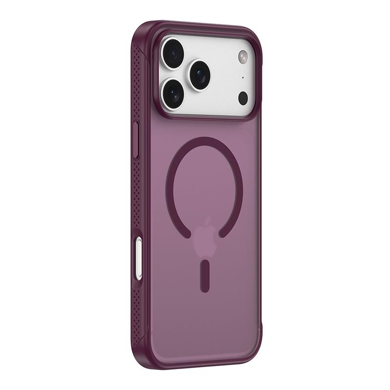 Devia kryt Shield Series Skin-Friendly Magnetic Case pre iPhone 18 Pro Max - Dark Cherry 